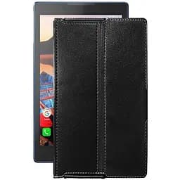 Чехол StatusCASE из экокожи для планшета Lenovo Tab 3 TB3-850f Черный матовый