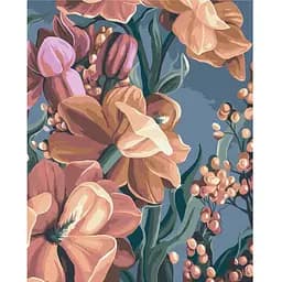 Картина за номерами Brushme Стилізована матіола. Диптих 2 © Yana Biluhina BS53926 40x50 см