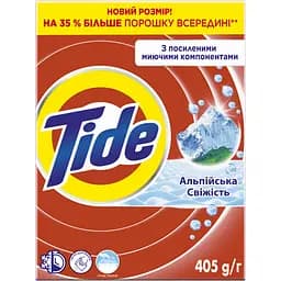 Стиральный порошок Tide Аква-Пудра Альпийская Свежесть для ручной стирки 3 цикла 405 г