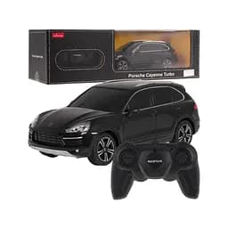 Машинка на управлінні Porsche Cayenne Turbo 1:24 чорна RASTAR