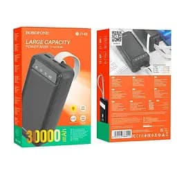 УМБ Borofone Freeway Power bank 30000mAh BJ14B зовнішня чорна - мініатюра 2