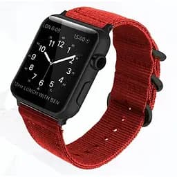 Тканевый ремешок Watchbands для Apple Watch 42mm + подарок - красный (WB102TKRED)