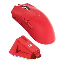 Ігрова бездротова миша ATTACK SHARK X11 / Сенсор PAW3311 / 22000 DPI / Док-станція в комплекті / Red