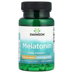 Мелатонин Swanson Melatonin 3 мг 120 капсул