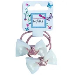 Резинки для волосся Lukky бежеві 2 шт. (T18533)