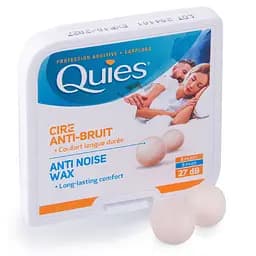 Набір з 3 упаковок (8 пар в упаковці) воскових берушів Quies Natural Wax SNR 27 дБ, (912-02-3p)