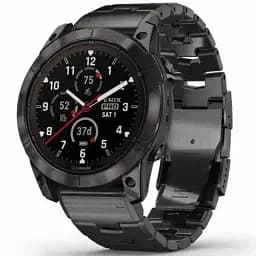 Смарт-годинник Garmin Fenix 7X Pro Sapphire Solar Carbon G. DLC Tit. with Vented Tit. Bracelet (010-02778-30)