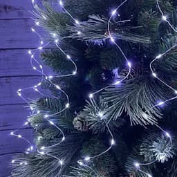 Роса пучок 3 метри 20 ниток Niki Light кінський хвіст з пультом керування 600 Led гірлянда для ялинки на 8 режимів холодний білий - мініатюра 9