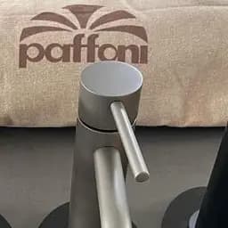 Змішувач для раковини Paffoni Light без донного клапана mercury grey LIG071MG, Сірий - мініатюра 4