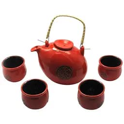 Сервіз керамічний чайник 200 мл чашка 60 мл (32.5 х 24 х 8.5 см)