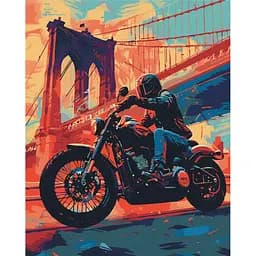 Картина за номерами на підрамнику Brushme Дух міста