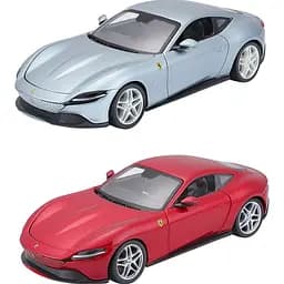 Автомодель Bburago Ferrari Roma 1:24 Metallic Grey (18-26029) [119123] - мініатюра 5