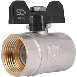 Кран кульовий Thermo Alliance Base 1" ВВ прямий, PN40, метелик SD602W25