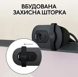 Вебкамера Logitech BRIO 100 FHD GRAPHITE (960-001585) (6914872) - мініатюра 3