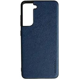 Чохол Aioria Cross Pattern Case для Samsung Galaxy S21 FE 5G Blue