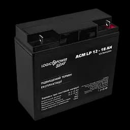 Акумулятор AGM LP 12V - 18 Ah Silver