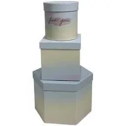 Набор подарочных коробок UFO Y004 Gradient Mix 3 шт. (Y004 Набор 3 шт Gradient mix)