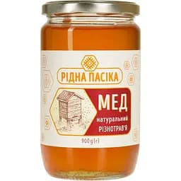 Мед натуральний Рідна пасіка Різнотрав'я 900 г (941799)