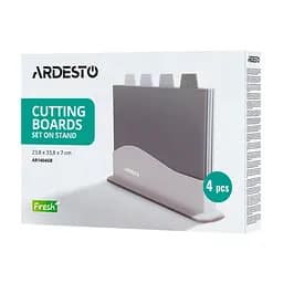 Набір кухонних дошок Ardesto Fresh на підставці 4 шт. пластик (AR1404GB) - мініатюра 5