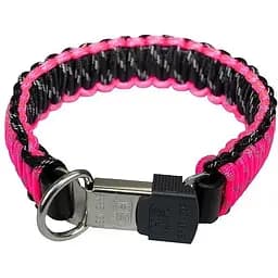 Нашийник для собак Sprenger Paracord рожевий світловідбиваючий
