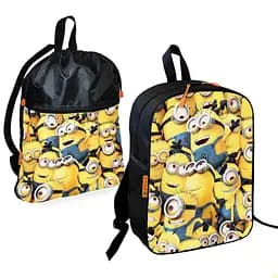 Школьный рюкзак детский Посипаки + Сумка для обуви спортивной формы рюкзак-мешок мальчику (01918)