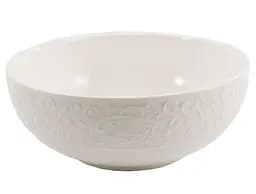 Салатник фарфоровый Tudor Лоза 18 см белый (TU3563-1)