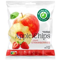 Чипси яблучні зі смаком полуниці Garden Gadz 40 г