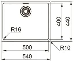 Franke Кухонная мийка Maris MRX 210-50/127.0598.747 - мініатюра 3
