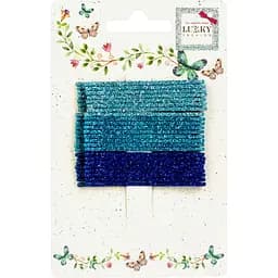 Уцінка. Заколки для волосся Lukky 24 шт. блакитні/сині (T18540_блакитно-синій)