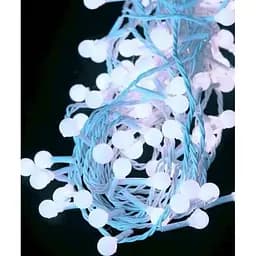 Гірлянда Кульки Brille 1311-03 новорічна 100LED перехідник 10 мм 6 м білий