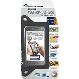Чохол водонепроникний для смарт Sea To Summit TPU Guide W/P Case for Smartphones Black (1033-STS ACTPUSMARTPHBK)