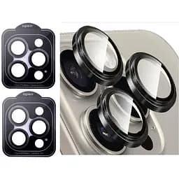 Захисне скло на камеру DK для Apple iPhone 13 Pro Lens Metal Ring Eagle Eye 015729 black 2 шт.