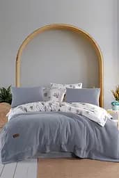 Постільна білизна Sherwood Mavi (Фланель + Шерпа) Istanbul pbe0051504