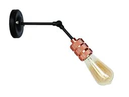 Бра настенное Levistella 752WH2106-1 E27 60W черный с розовым золотом для дома