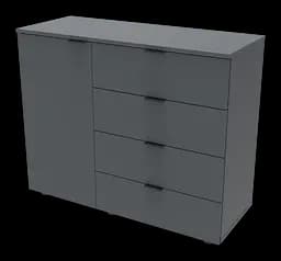 Комод Doros GС1 Графіт 100х40х81.2 (41510069) - мініатюра 3