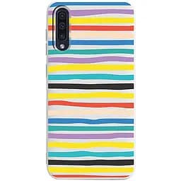 Чехол-накладка Toto Pure TPU 2 mm Print Case Samsung Galaxy A30s/A50/A50s #19 Stroke White