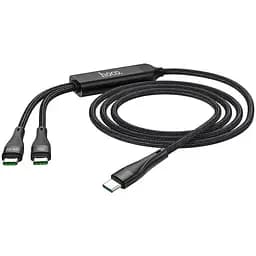 Кабель Hoco U102 Super 6931474751010 USB type-C - 2 x USB type-C разветвитель 1.5 м