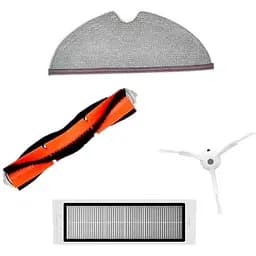 Набір чистячих елементів RoboRock для робота-пилососа Xiaomi RoboRock S6/S6 MaxV/S6 Pure/S50/S55/S5 Max/E5/E4/Sweep One Vacuum Cleaner DefWhite (FTRIN1-DEF-4)