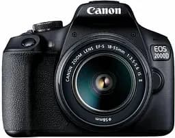Цифровий фотоапарат Canon EOS 2000D 18-55 IS II kit (2728C008)