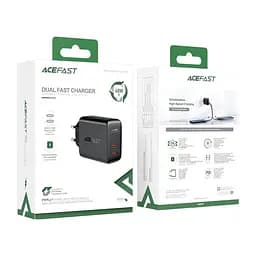 Адаптер мережевий ACEFAST A9 40W блок зарядний чорний - мініатюра 4
