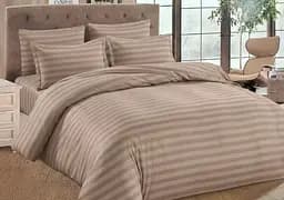 Постельное белье Пудрое для кровати размера Европейка комплект из пододеяльника простыни и двух наволочек