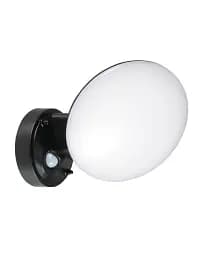 Вуличний світильник з датчиком руху Goldlux 333797 Olaf LED 1x10W 4000K 1200Lm IP44 чорний