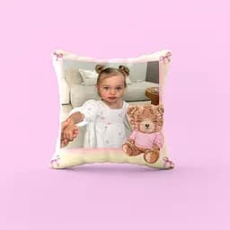 Подушка 3D метрика Дитячі спогади 4447_D 17897 35х35 см - мініатюра 2