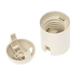 Патрон Е27-гладкий білий зі шляпкою Brille 138090