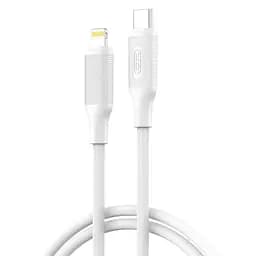 Кабель XO PD Type-C to Lightning NBQ265A Minimalist 27W 1m White