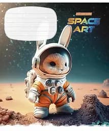 Зошит загальний Школярик Star Space Art у лінію 12 аркушів 30 шт. (012-3406L) - мініатюра 4