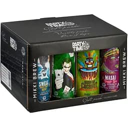 Уцінка. Набір пива Mikki Brew Party Time 4.9-8.5% 3.96 л (12 шт. x 0.33 л)
