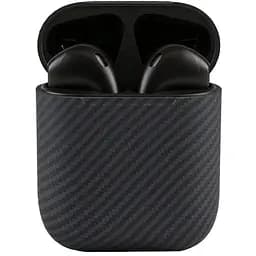 Наушники беспроводные Hoco EW41 plus true wireless карбоновые черные (6931474779922)