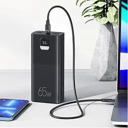 Powerbank USAMS для ноутбука телефону швидка зарядка QC3.0 PD3.0 30000 mAh 65W - мініатюра 4