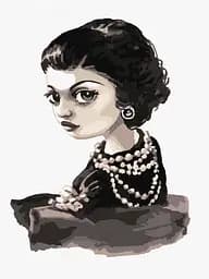 Набор для росписи по номерам Коко Шанель, 30x40 см